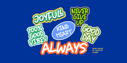 Blanco Cavelary Font Poster 2