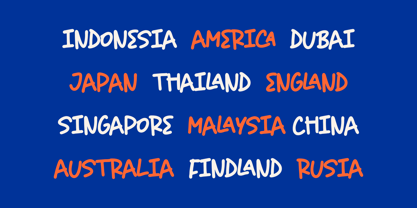 Blanco Cavelary Font Poster 6