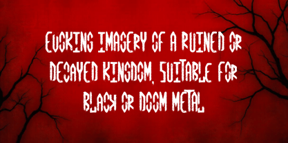 Abyzoth Font Poster 2