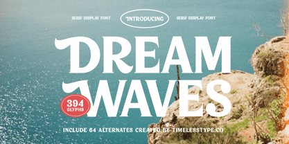 Dream Waves Font Poster 1