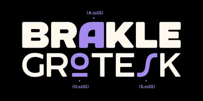 Brakle Font Poster 2