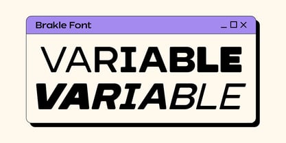Brakle Font Poster 3