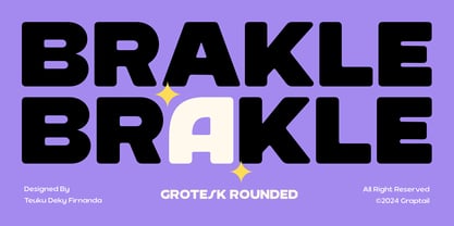 Brakle Font Poster 1