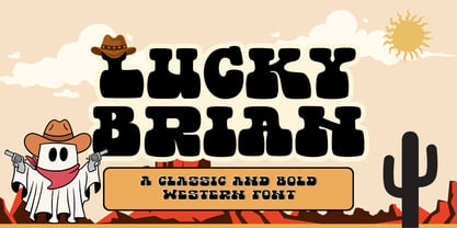 Lucky Brian Font Poster 2