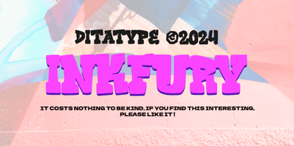 Inkfury Font Poster 11