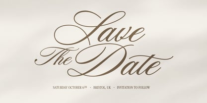 True Fate Font Poster 10