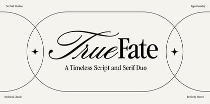 True Fate Font Poster 1