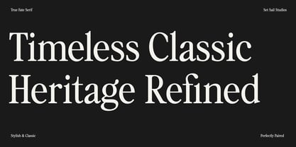 True Fate Font Poster 6