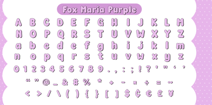 Fox Maria Font Poster 8