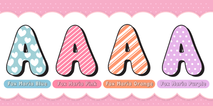 Fox Maria Font Poster 2