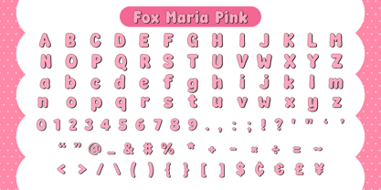 Fox Maria Font Poster 5