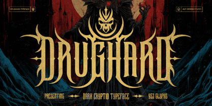 Drughard Font Poster 1