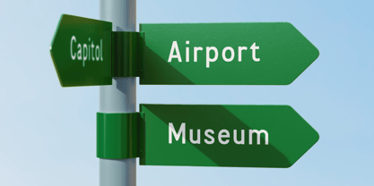 Roadway Country Font Poster 5