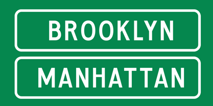 Roadway Country Font Poster 6