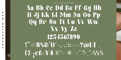 Forest Sunrise Font Poster 14