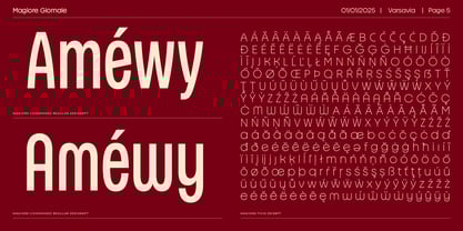 Magiore VF Font Poster 5