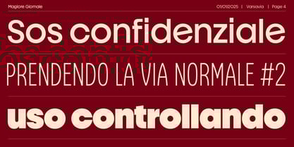 Magiore VF Font Poster 4