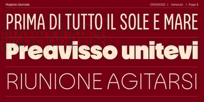 Magiore VF Font Poster 8