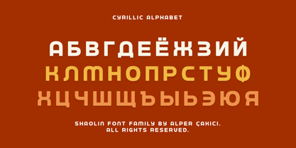 Shaolin Font Poster 8