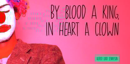 Enter The Clown Font Poster 2