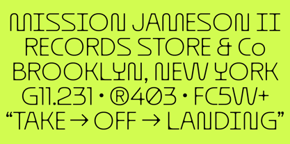 403 Super Vega Font Poster 5