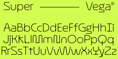 403 Super Vega Font Poster 2