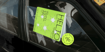 403 Super Vega Font Poster 15