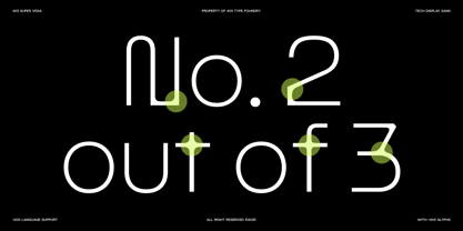 403 Super Vega Font Poster 7
