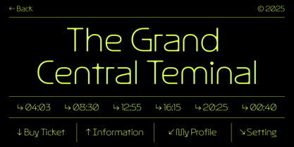 403 Super Vega Font Poster 8