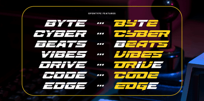 Speed Rusher Font Poster 7