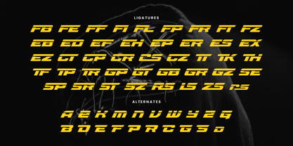Speed Rusher Font Poster 12