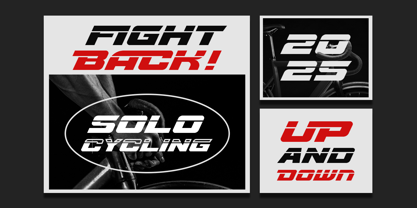 Speed Rusher Font Poster 9