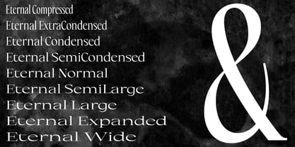 Eternal Collection Variable Font Poster 2