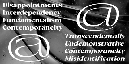 Eternal Collection Variable Font Poster 10