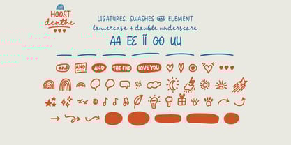 HOOST denthe Font Poster 3