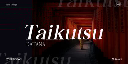 Shoshin Font Poster 4