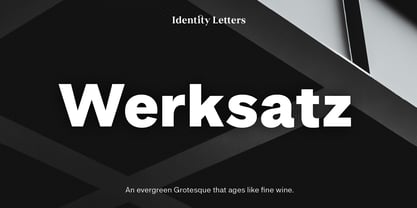 Werksatz Font Poster 1