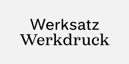 Werksatz Font Poster 15