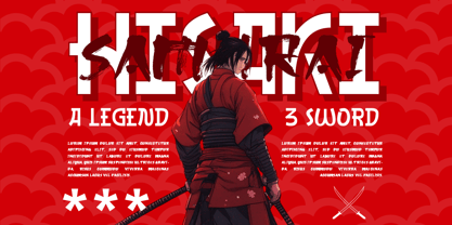 Ginjo Font Poster 3