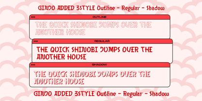 Ginjo Font Poster 2
