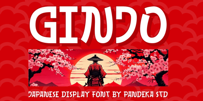 Ginjo Font Poster 1