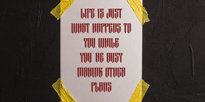 MC Luparuz Font Poster 5