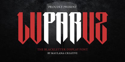 MC Luparuz Font Poster 1