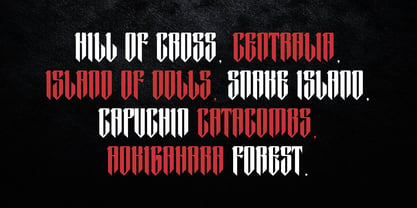 MC Luparuz Font Poster 3