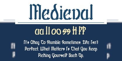 Fallen Shinye Font Poster 5