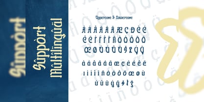 Fallen Shinye Font Poster 4