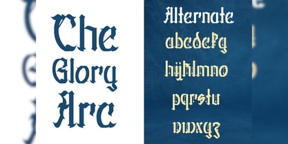 Fallen Shinye Font Poster 7