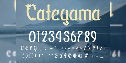 Fallen Shinye Font Poster 3