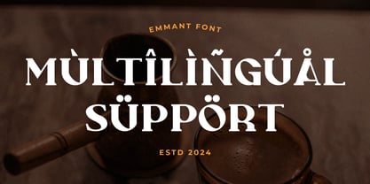 Emmant Font Poster 5