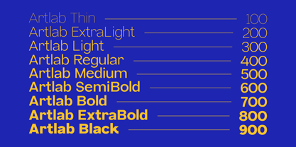 Artlab Font Poster 3